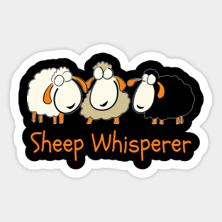 Soft and Snuggly Stylish Tee for Admirers of Sheep Majesty Sticker